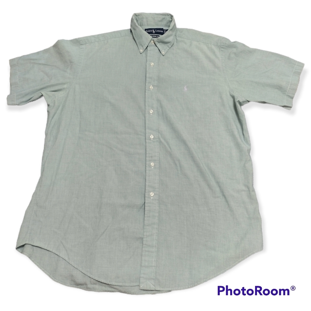 Polo Ralph Lauren Classic Fit Cotton Oxford - Sage Green
